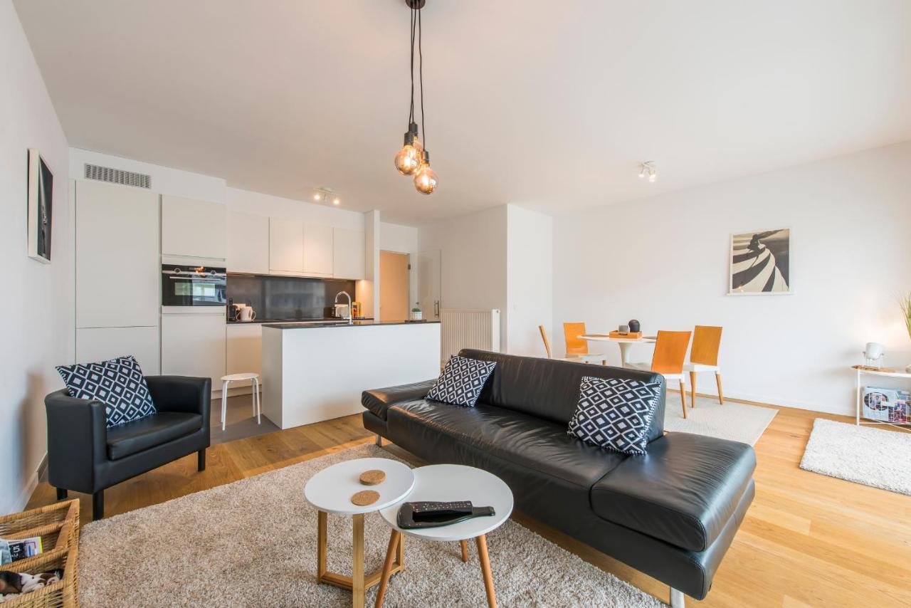Modern Apartment With Terrace Near The Beach Ostend Luaran gambar